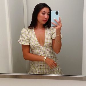Zara gingham dress
